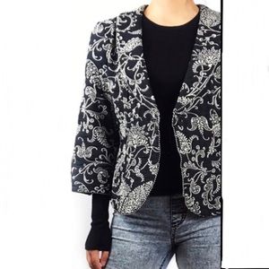 Cabi “Eliza” tapestry blazer